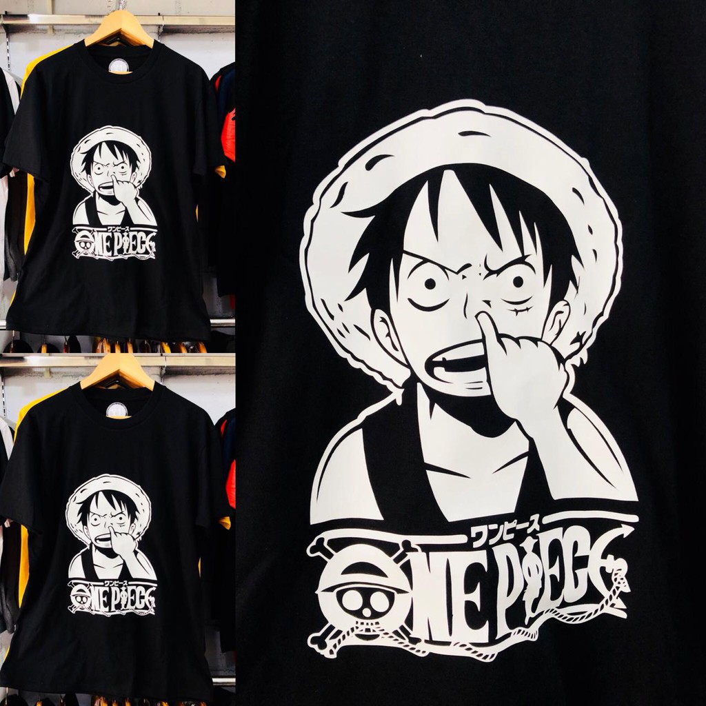 Kaos Onepiece Luffy Jiken Black