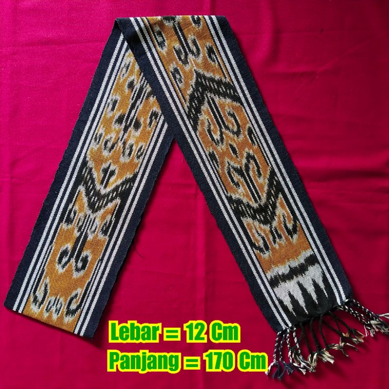 Syal Etnik Dayak Kalimantan-Dayak Coklat