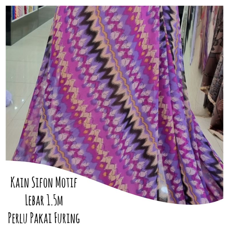 Sifon Silky Motif Halus