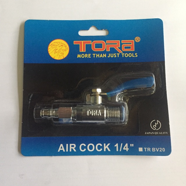 KERAN ANGIN KOMPRESOR 1/4&quot; Tora / AIR COCK 1/4&quot;