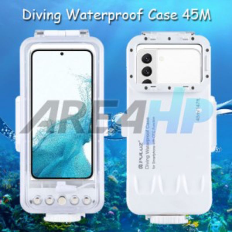 Puluz Diving Waterproof Case Casing Cover 45M Samsung S22,S22+ Plus