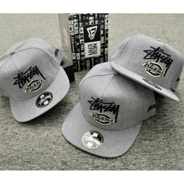 Snapback Stussy Dickies Grey