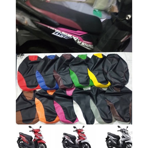 KULIT jok motor beat karbu/Sarung jok motor honda beat new/fi/pop/street