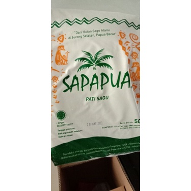 

Sapapua (Sagu Asli Papua) 1 dus isi 10kg (20pcs)