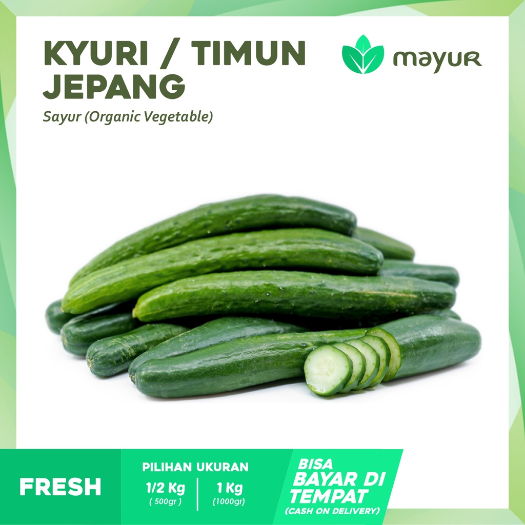 

Kyuri / Timun Jepang ( 500gr | 1kg )