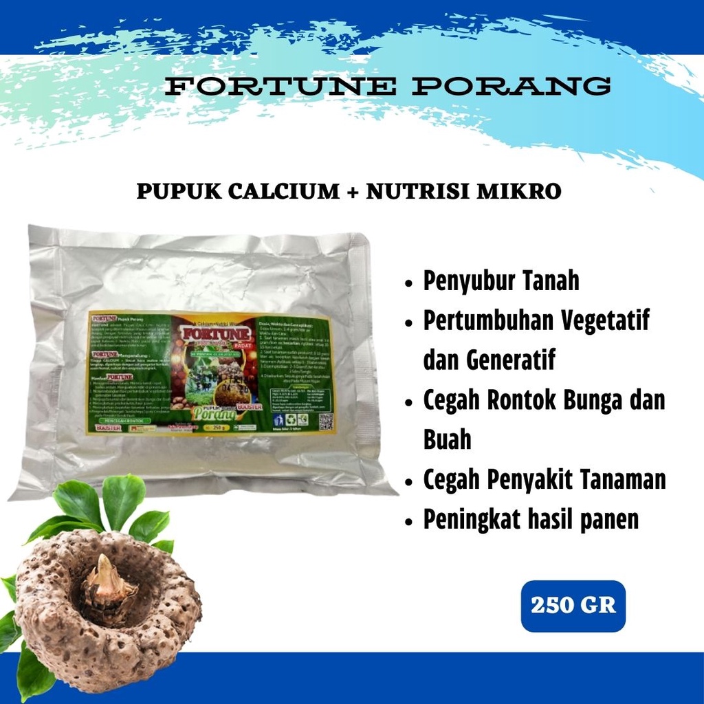 Pupuk Booster Untuk Porang, Booster Porang Lebat, Booster Porang Pembesar Umbi