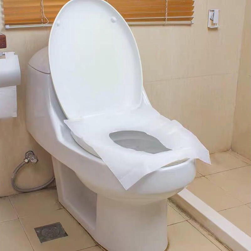 10pcs/set Disposable Toilet Seat Cover Travel Portable Toilet Alas Duduk Kamar Mandi Pembalut Kertas Pad Dissolved In Water