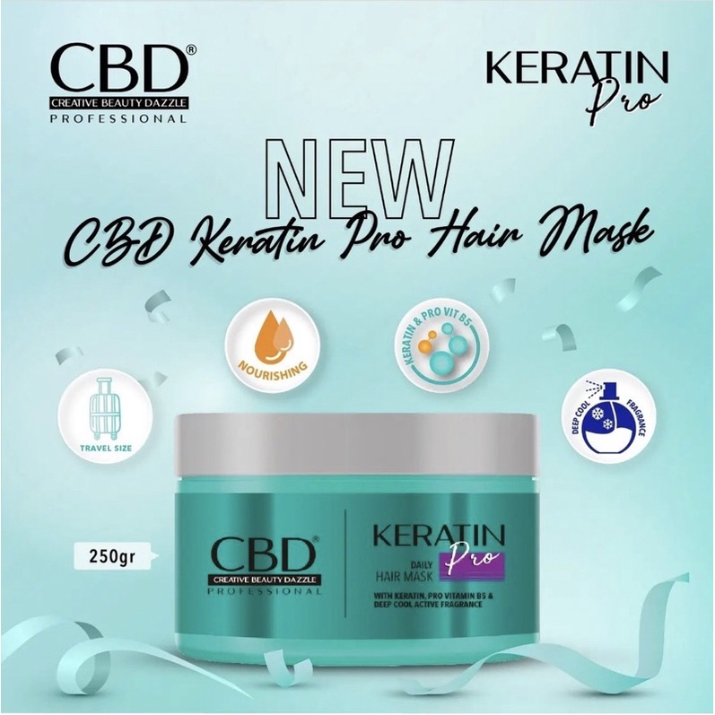 CBD Keratin Pro Hair Mask / Shampoo / Conditioner 250ml