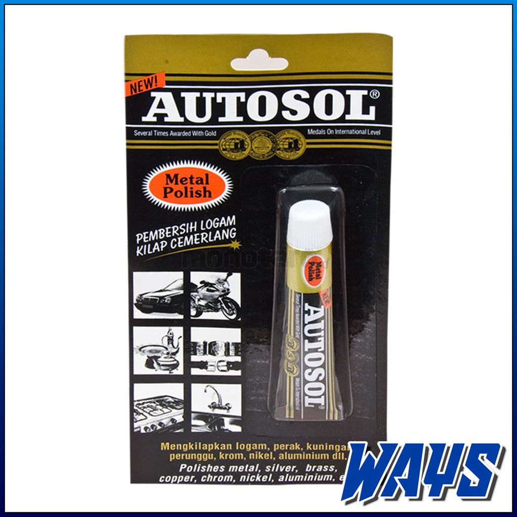 [Z083] 15gr 50gr Autosol Metal Polish Pengkilap Poles Mesin Mobil Motor Crom Alumunium Logam