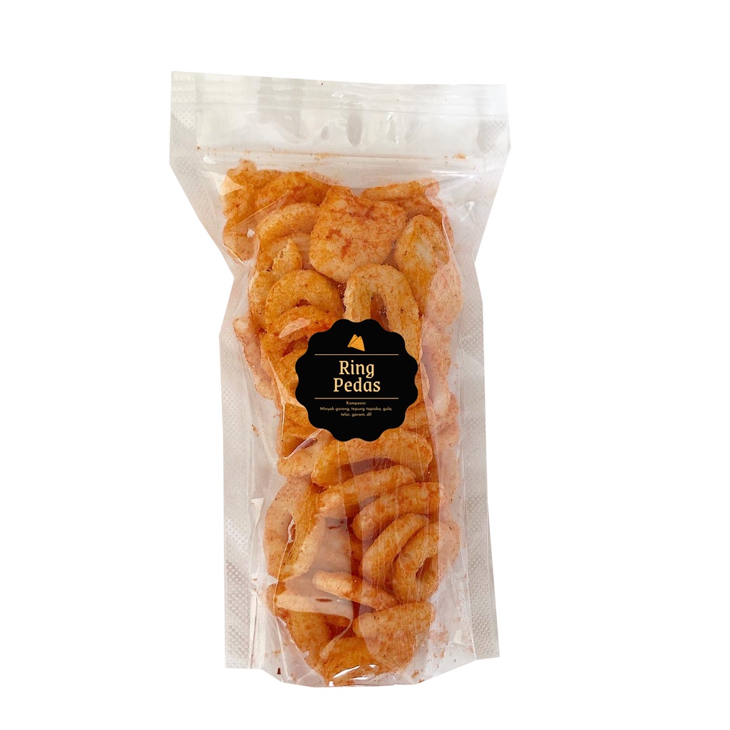 [DELISH SNACKS] Paket Bundling Ring Cheese + Pedas (S) / Bundle Package Snack Cemilan Camilan Ring Keju