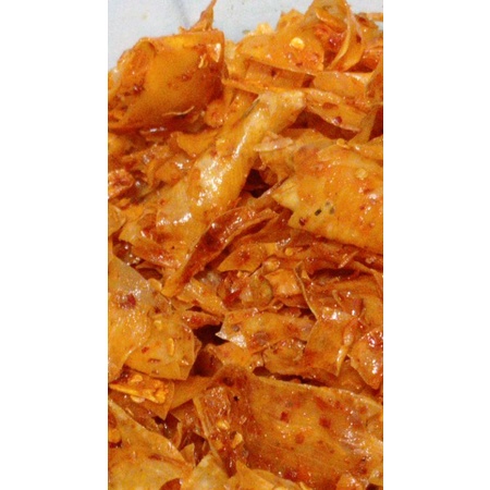 

keripik singkong PEDAS kriukk. kemasan 500gram - 1kg