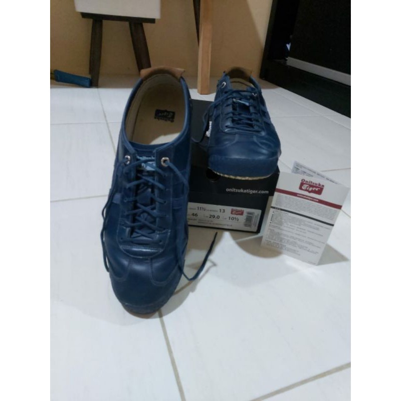 Onitsuka Tiger Mexico 66 Sd Midnight Blue Shopee Indonesia