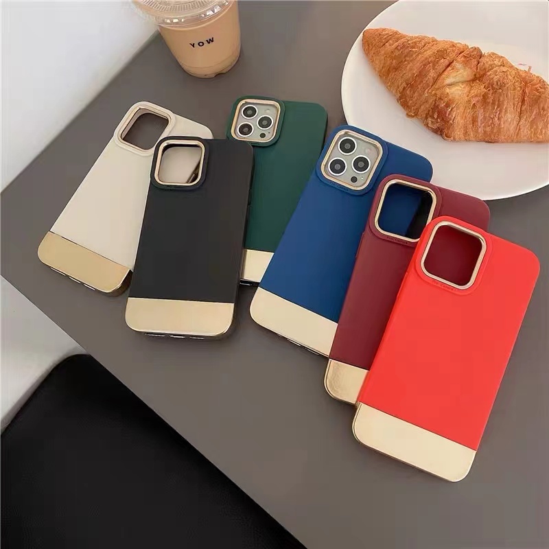 Case Pelindung electroplating shockproof Untuk iphone X XS XR Xsmax 11pro 11 11promax 12pro 12promax 13 13pro 13promax