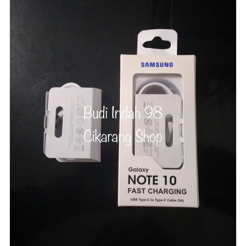 Kabel data Cable Samsung Note 10 Note 10 Plus Fast Charging Original Type C to Type C