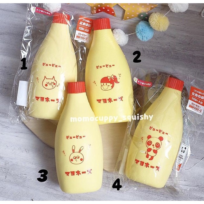 Squishy licensed Jumbo mayonnaise bottle by orange poko (100% ORI)