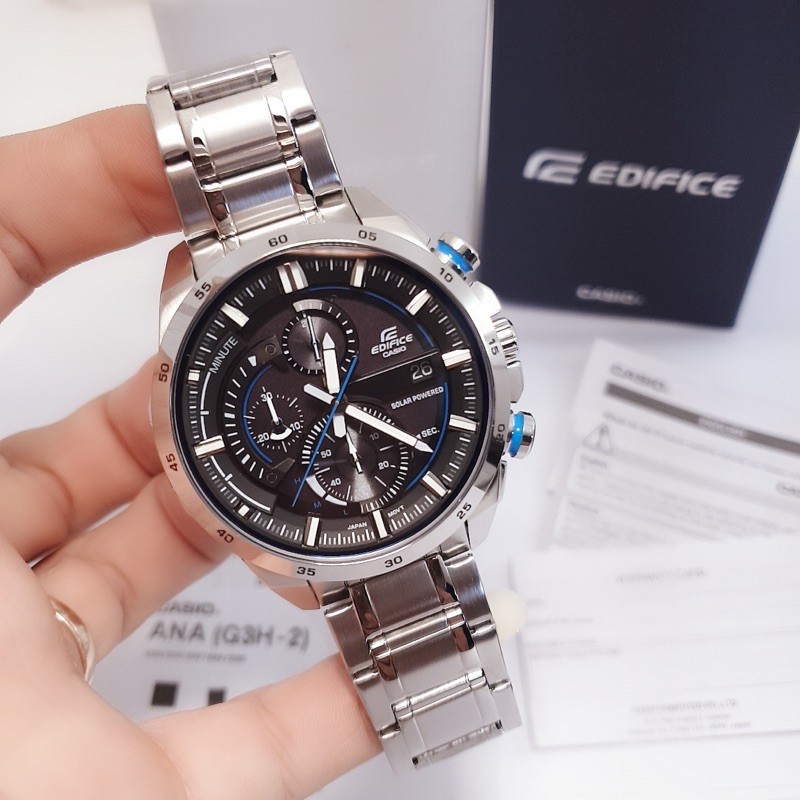 Jam Tangan Pria Merk Casio Edifice Type EQS 600 / 5530 Stainless Steel