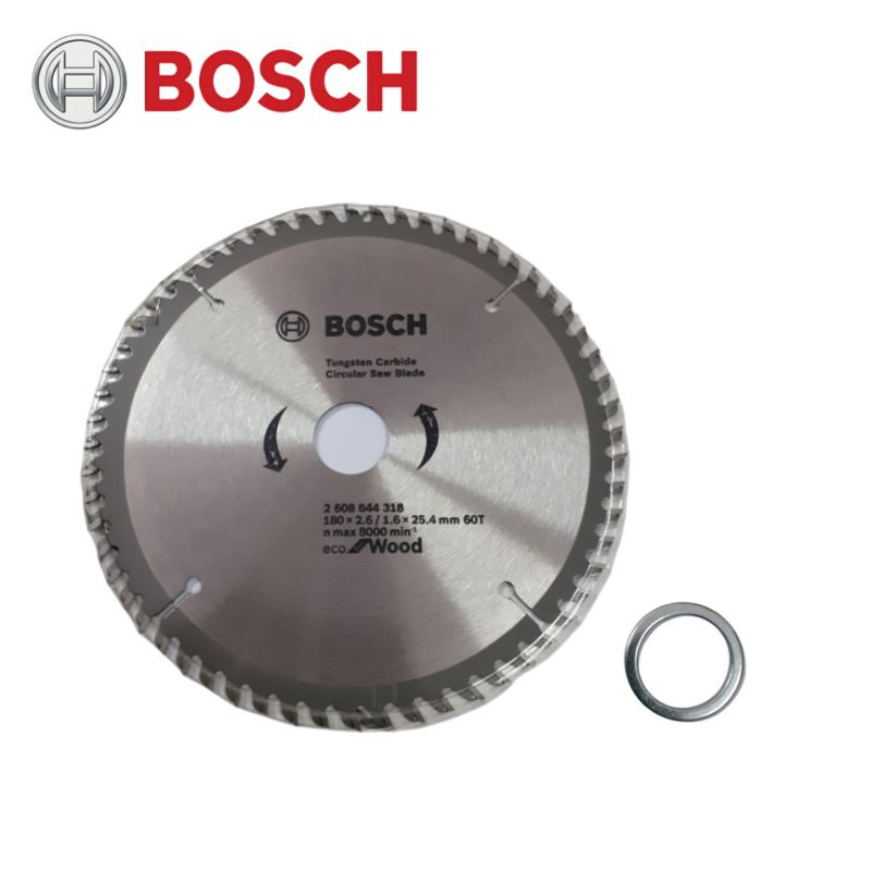 Bosch 7&quot; x 60T Mata Potong Kayu /  Circular Saw Blade / Pisau Gergaji Kayu