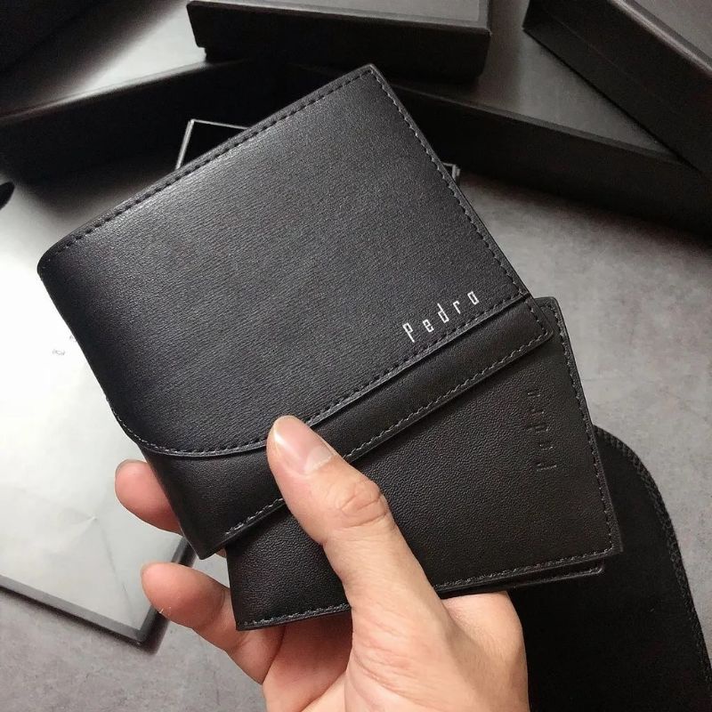 10.10 SALE | PDRO MEN TWO TONE BIFOLD WALLET + BELT GIFTSET