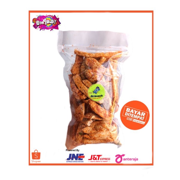 

Cemilan basreng pedas 70gram/drsnack/basreng/cemilan pedas/basreng/snack/camilan/baso ikan/drsnack/pedas daun jeruk