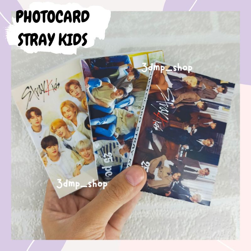 [25 lembar] Photocard Lomocard Stray Kids maxident Photo lomo card Lee Know Hyunjin changbin han jisung Jeong In  maniac oddinary noeasy christmas eve jeongin lee know