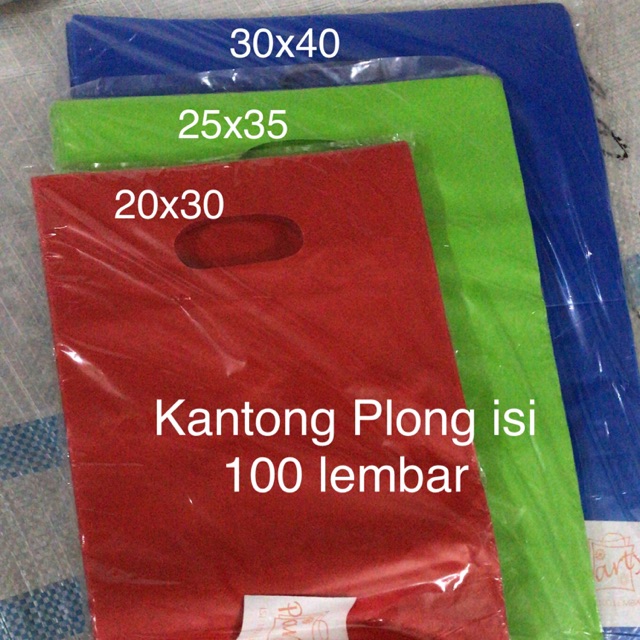 Plastik plong Party 30 x 40 / hd plong / plastik warna warni