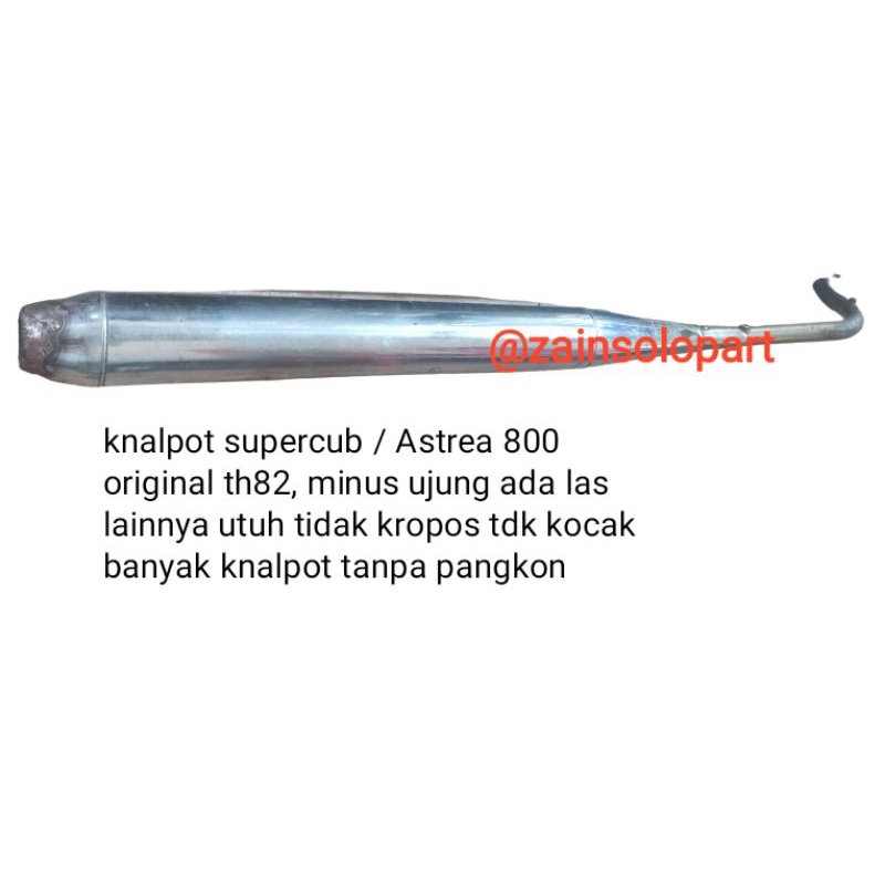 knalpot supercub / Astrea 800