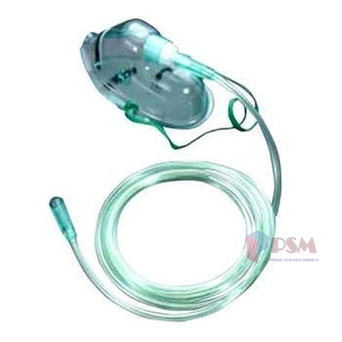 Maxiflow Masker O2 Oksigen Dewasa Besmed / Sungkup Oxygen Onemed