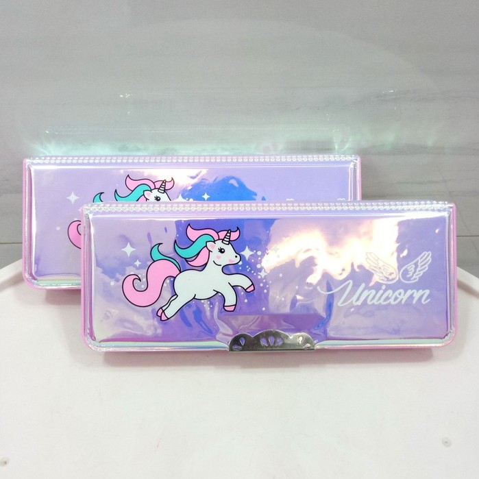 

Kotak Pensil Magnet Cover Unicorn - Tempat / Pencil Case A-391