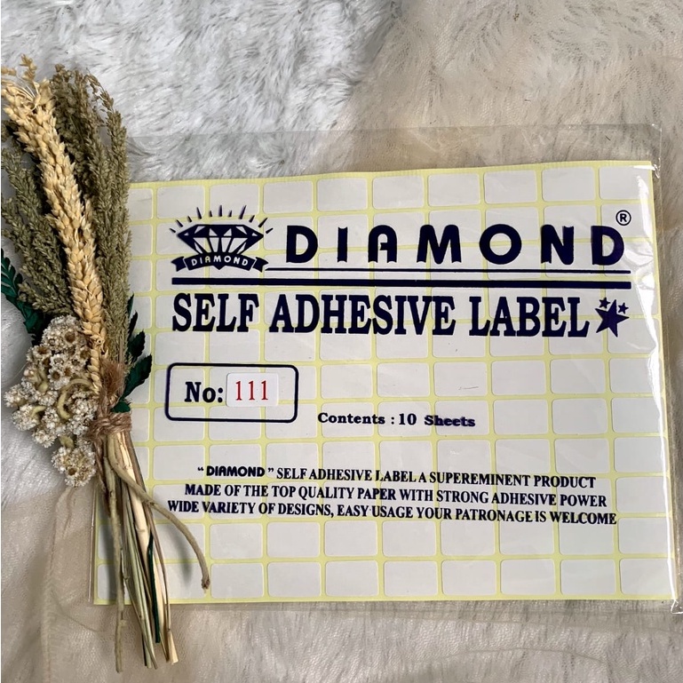 

( 1 ball ) Label 111 (Label 27.500 label) 1,8 X 1,2 Cm Termurah