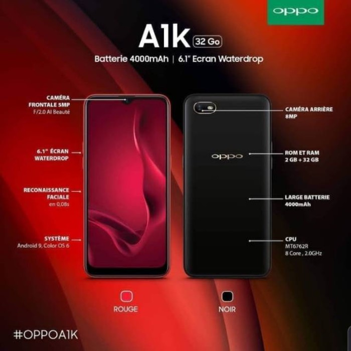 Oppo A1k Ram 2/32 GB