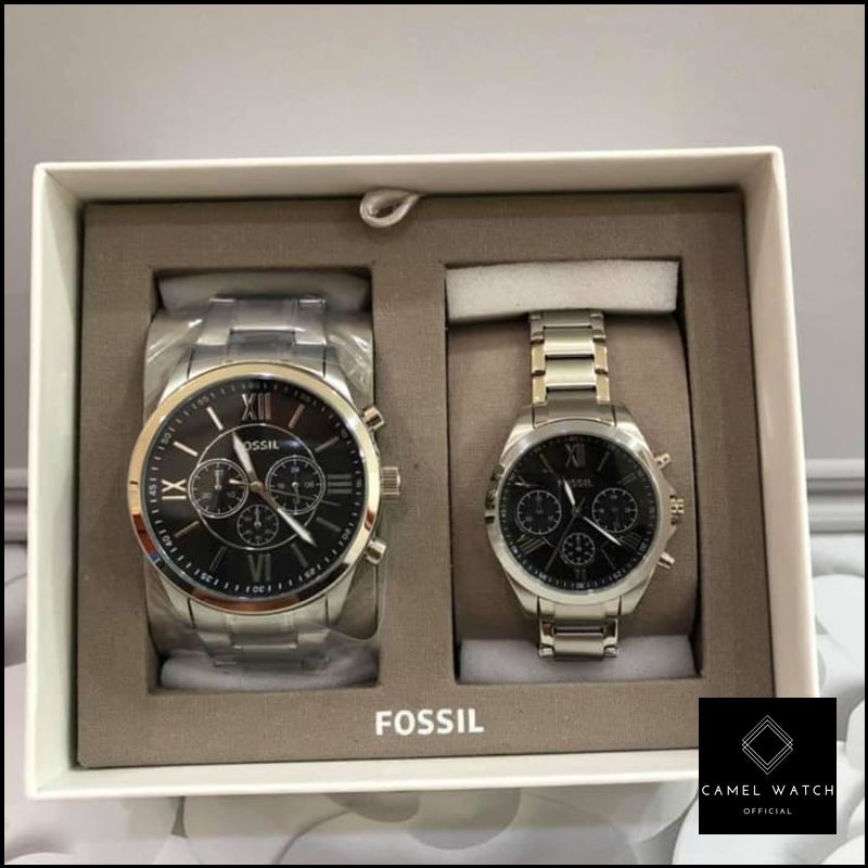 Terlaris JAM TANGAN FOSSIL ORIGINAL - FOSSIL BQ2146 COUPLE SET WATCH bc