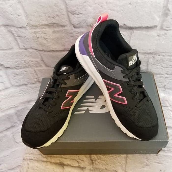 new balance black and pink