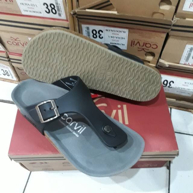 Sandal pria jepit CARVIL benzo-01 original