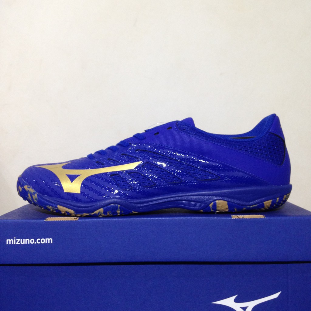 Promo Terbaru Sepatu Futsal Mizuno Basara 103 Sala Surf The Gold Q1GA183150 Original BNIB
