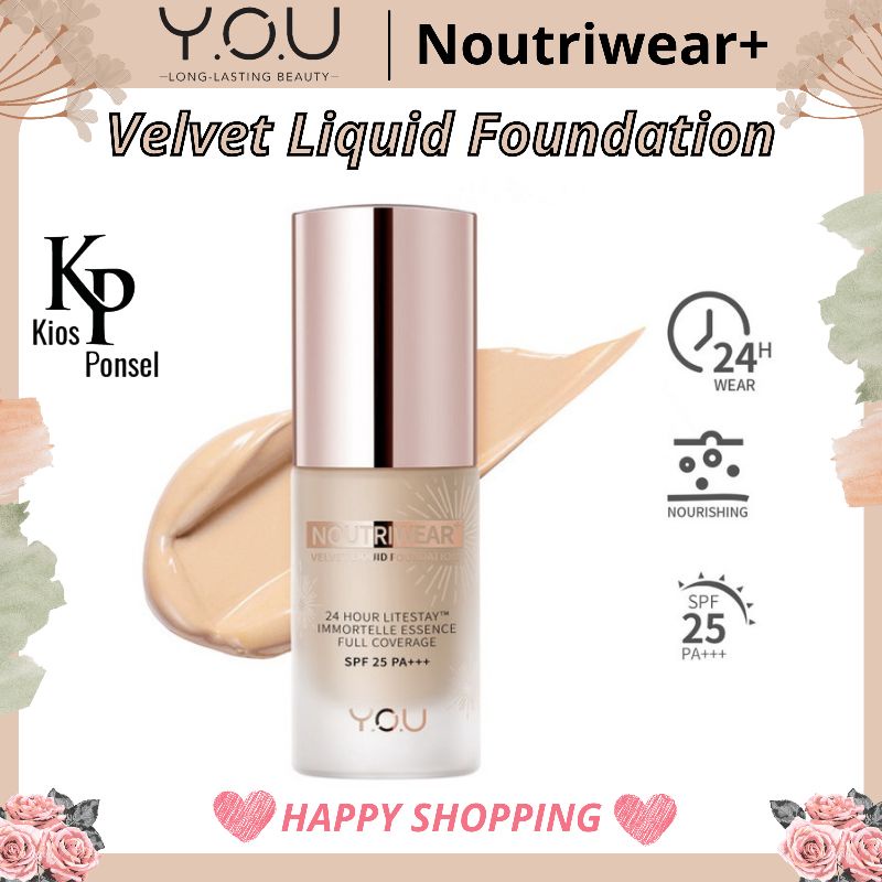 You Noutriwear+ Velvet Liquid Foundation/Stay Lock Mist/Silky Pressed Foundation/Complete Concealer/Flawless Cushion Foundation/Airy Loose Poewder