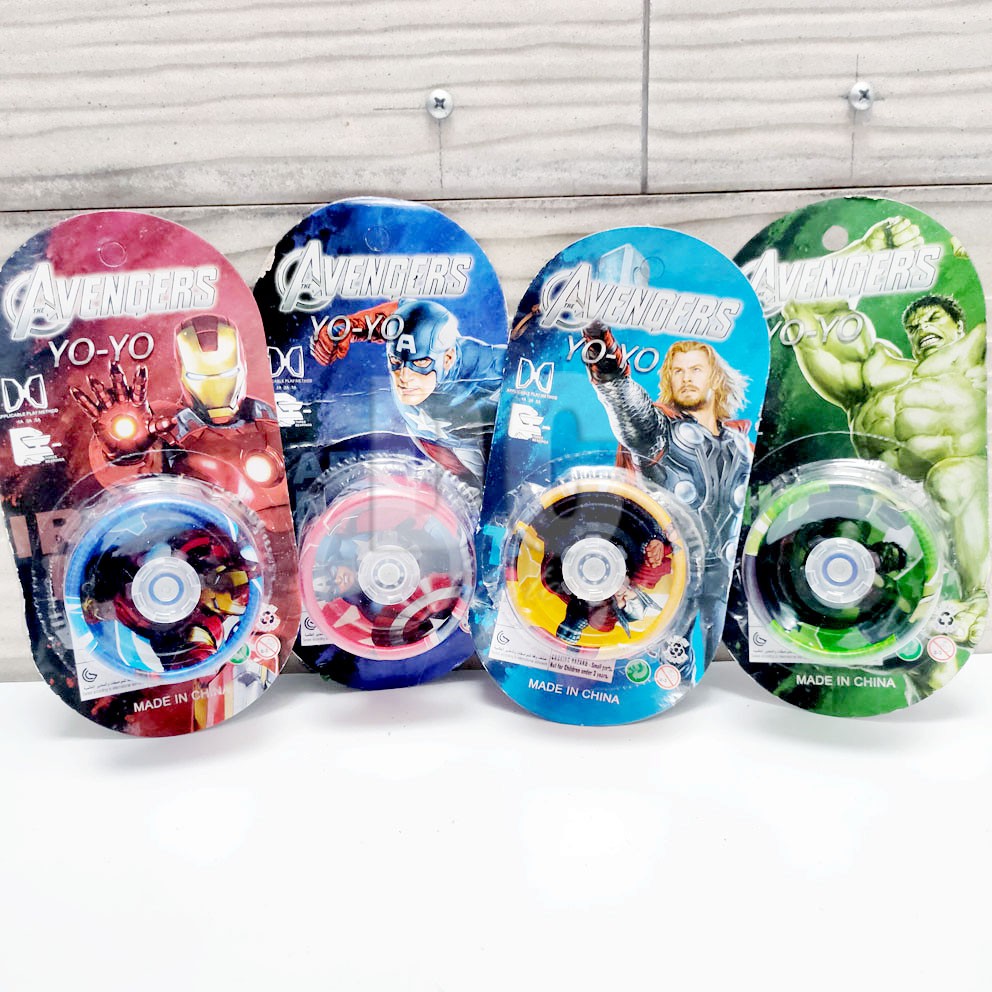 Avengers Yo-Yo Captain America Thor Hulk Iron Man Yoyo Blazing Teen sudah ada talinya