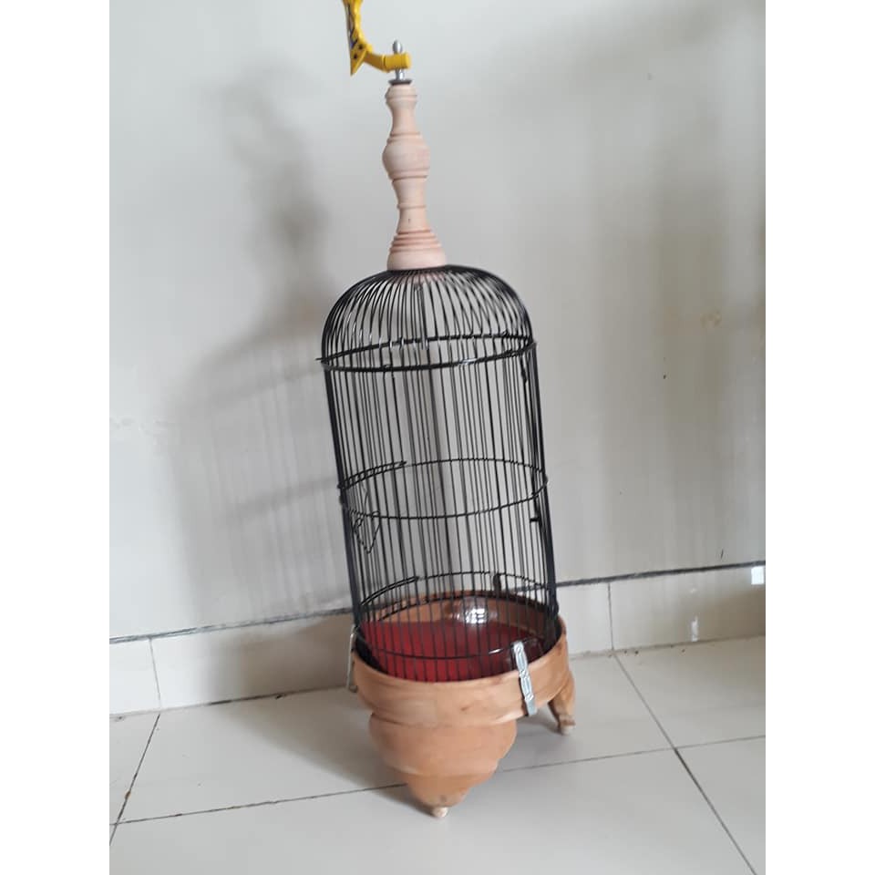 sangkar helopet mentahan  tebok kayu mentah