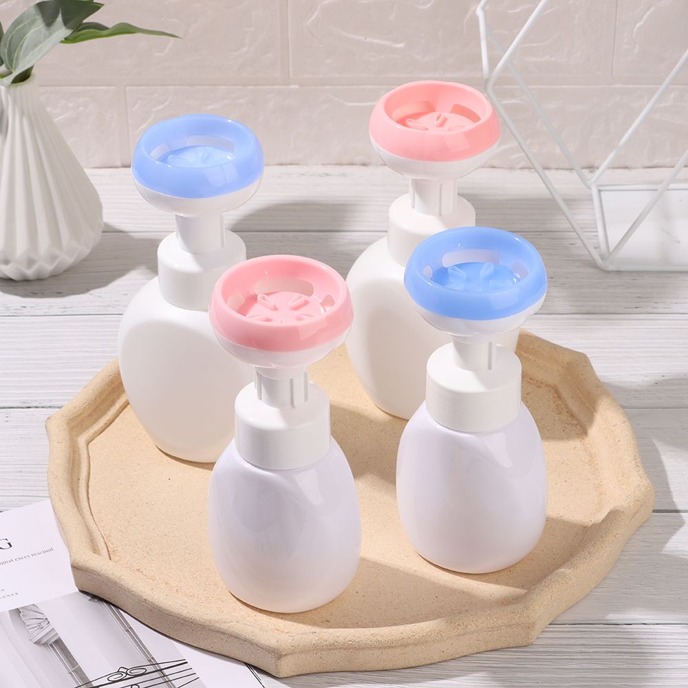Botol Dispenser Sabun Cair / Shampoo / Hand Sanitizer Bentuk Nanas / Bunga Bahan Plastik Multi Warna