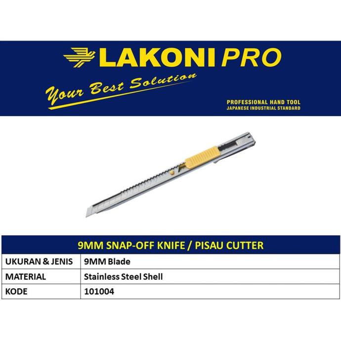 

BISA COD pisau cutter - 101004 LAKONI PRO /Snapp off knife LAKONIPRO