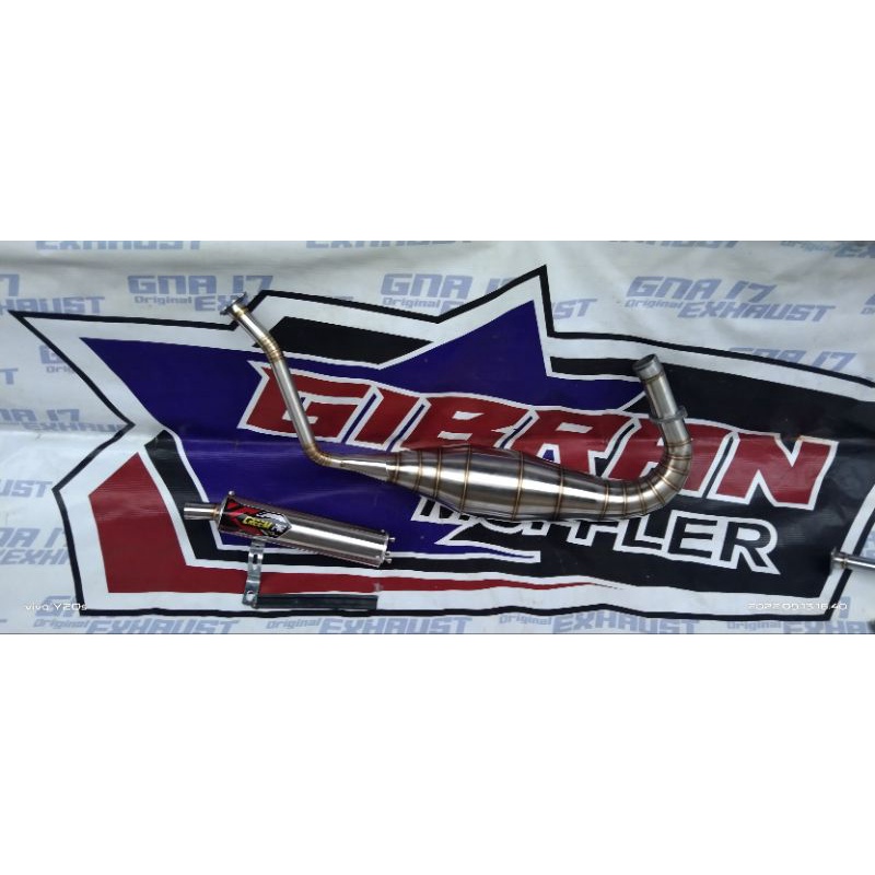 KNALPOT NINJA COBRA RR DAN R FULL STENLIS CREAMPIE