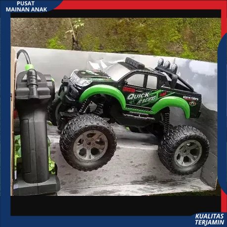 Mobil Remote Control Off Road Pickup / Rock Crawler Jeep Remot Kontrol Berlampu Mainan Anak Laki Laki