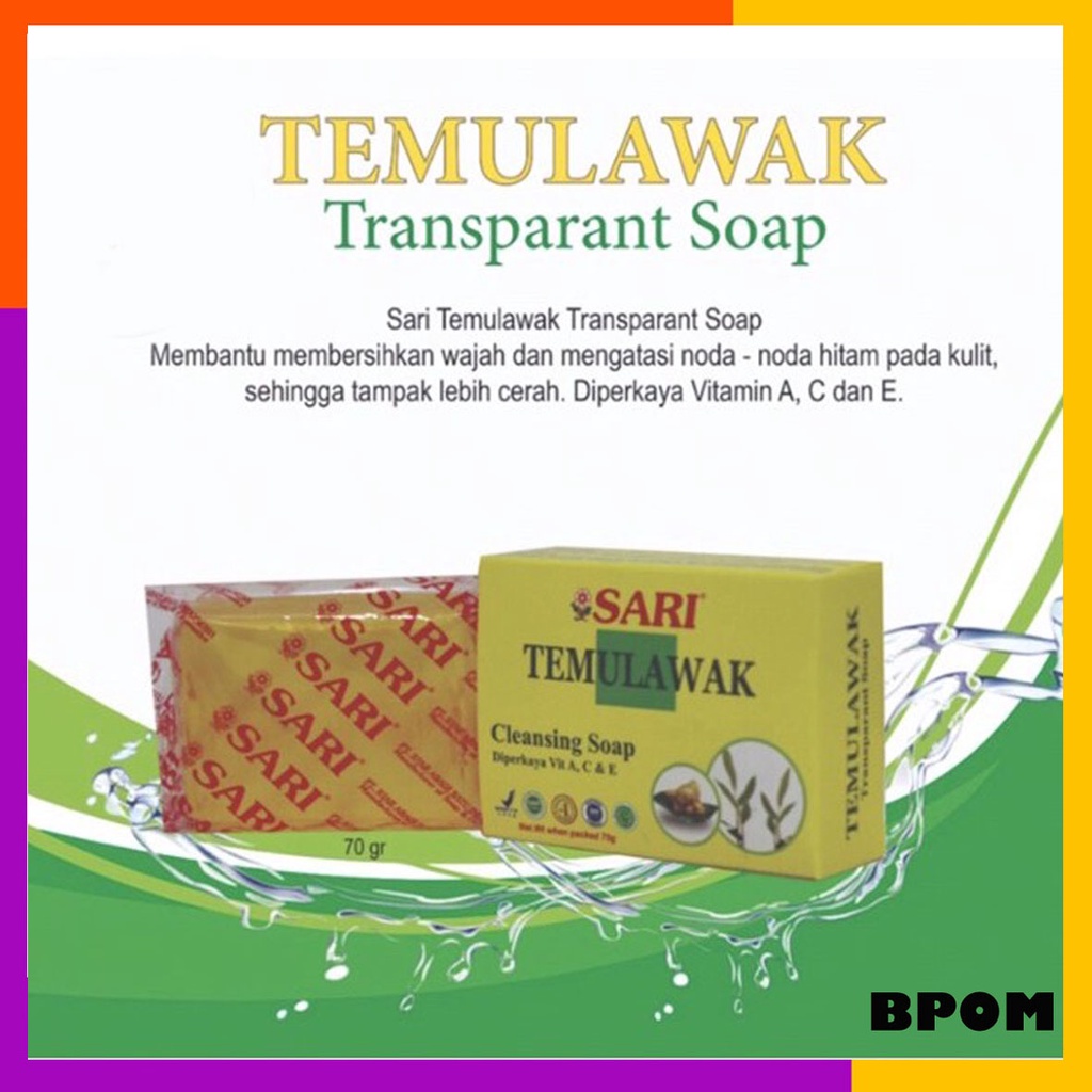 SABUN WAJAH TEMULAWAK SARI BPOM