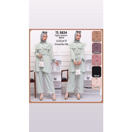 Setelan celana setcel Cey dior 5824