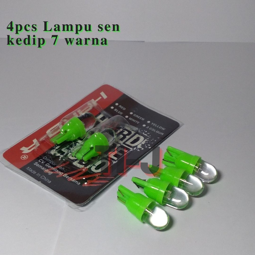 4pcs Lampu senja sen led warna warni 7warna