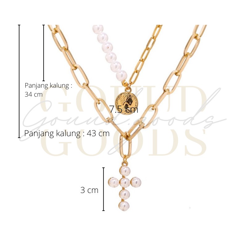 alyson necklace / Aksesoris Kalung Wanita Kalung Korea