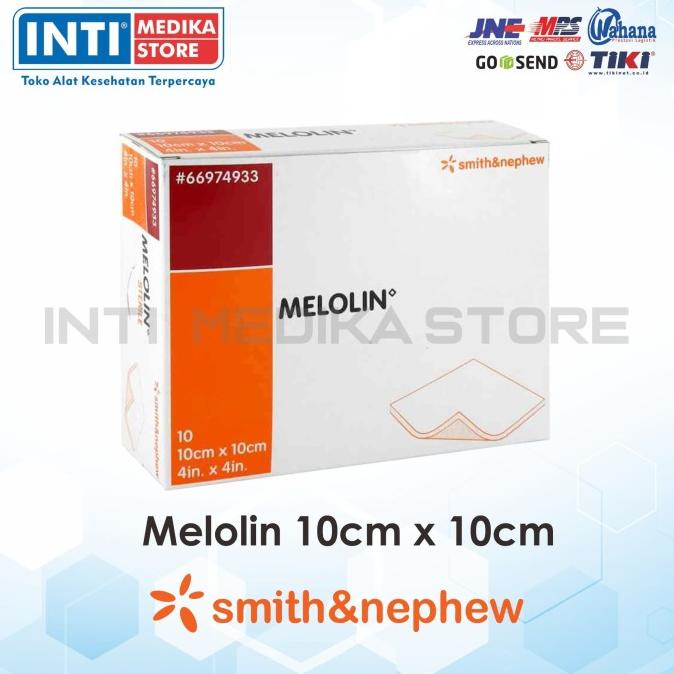 SMITH & NEPHEW - Melolin 10cm x 10cm / Kasa Penyerap Nanah