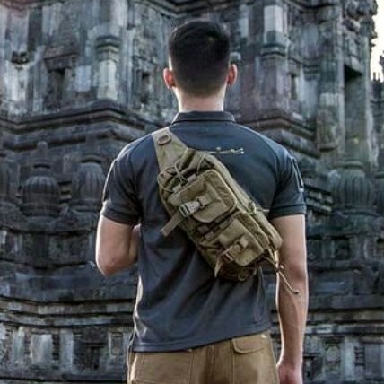Tas molay sling bag waisbag tas pinggang dexterity belly outdoor tactical