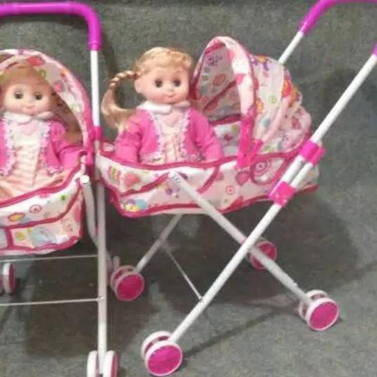 Bagus  Stroller boneka barbie lucu ....