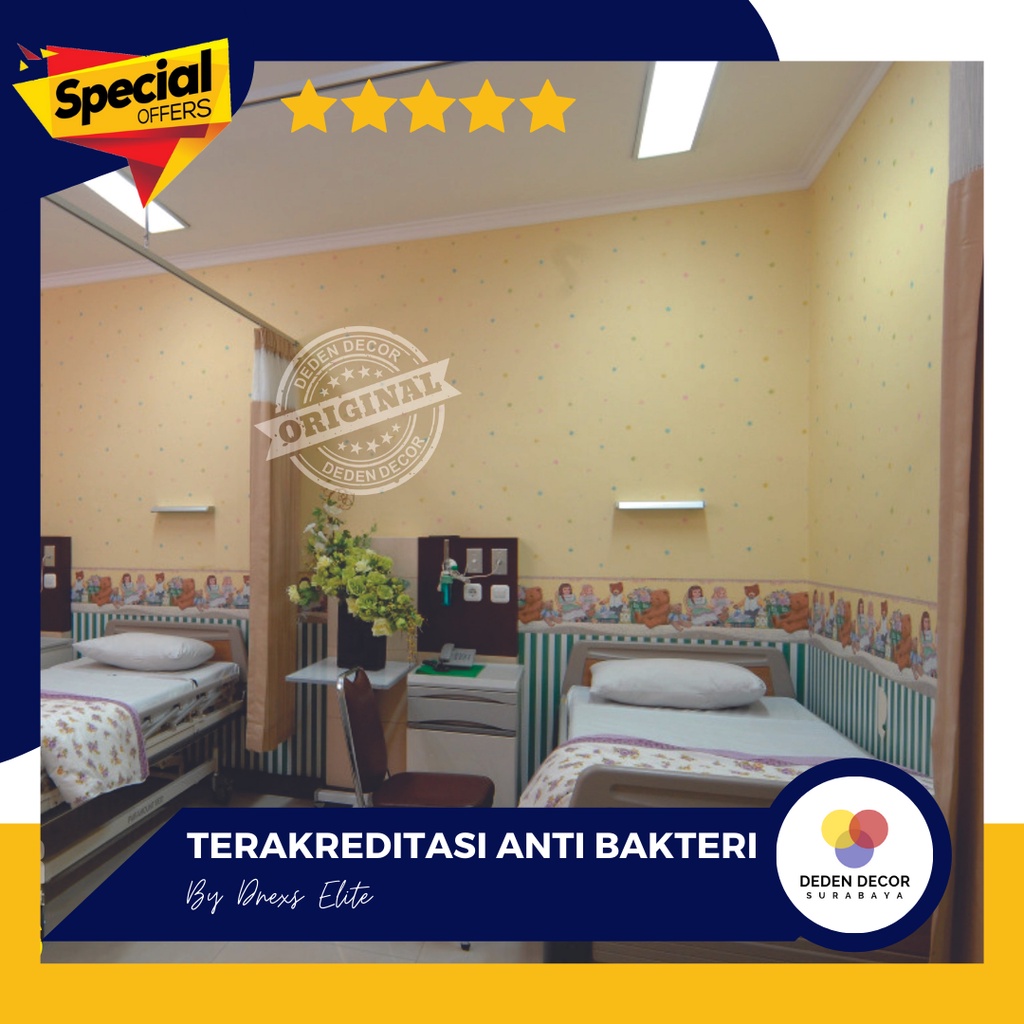 Tirai Rumah Sakit Bahan Anti Bakteri