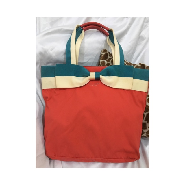 Preloved Kate Spade/ Kate Spade Ribbon Tote Bag Authentic